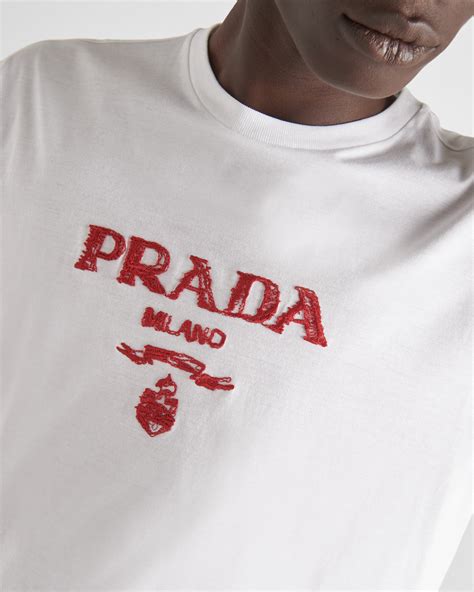 red prada tshirt|prada t shirt prices.